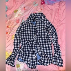 Toddler boys button up flannel - Kids GAP size M